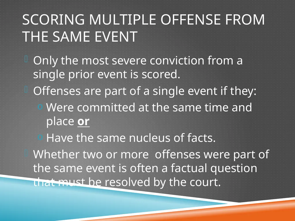 D.C. Voluntary Sentencing Guidelines Advanced - slide 18 of 30
