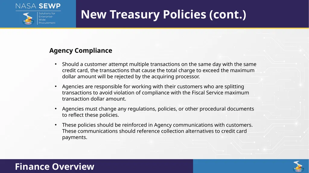 SEWP VI Deep Dive Training August 10 – 14, 2026 - slide 91 of 101