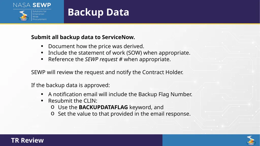 SEWP VI Deep Dive Training August 10 – 14, 2026 - slide 49 of 101