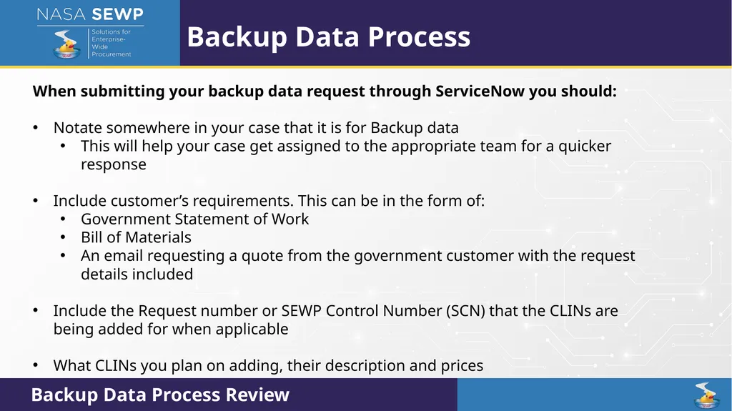 SEWP VI Deep Dive Training August 10 – 14, 2026 - slide 57 of 101