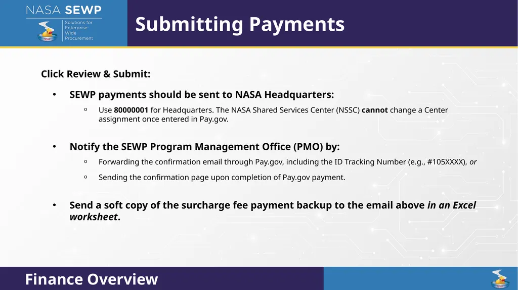 SEWP VI Deep Dive Training August 10 – 14, 2026 - slide 95 of 101