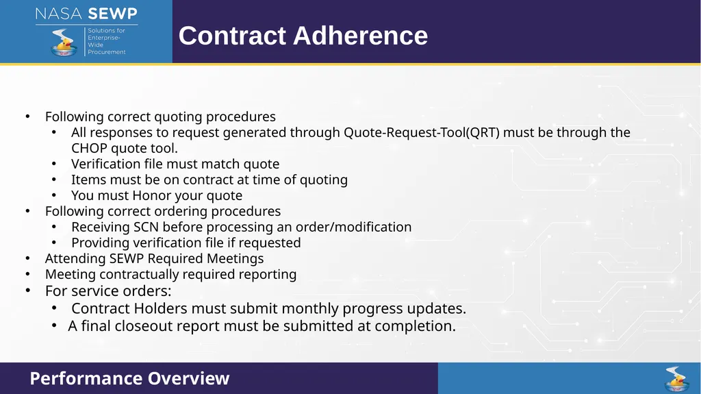 SEWP VI Deep Dive Training August 10 – 14, 2026 - slide 7 of 101