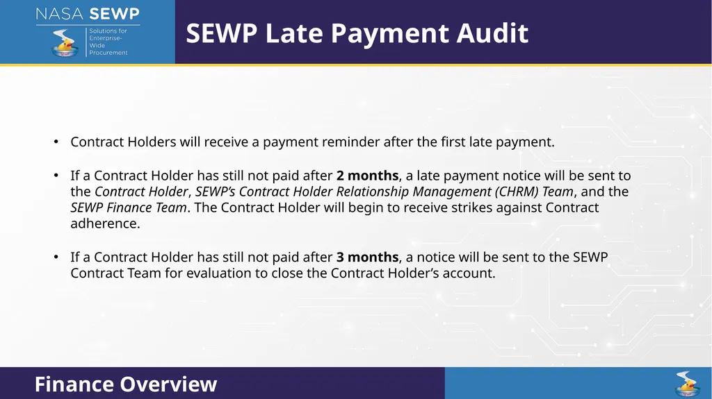 SEWP VI Deep Dive Training August 10 – 14, 2026 - slide 89 of 101