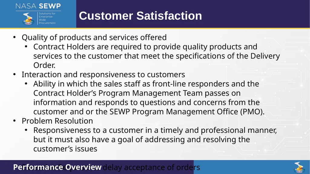 SEWP VI Deep Dive Training August 10 – 14, 2026 - slide 5 of 101