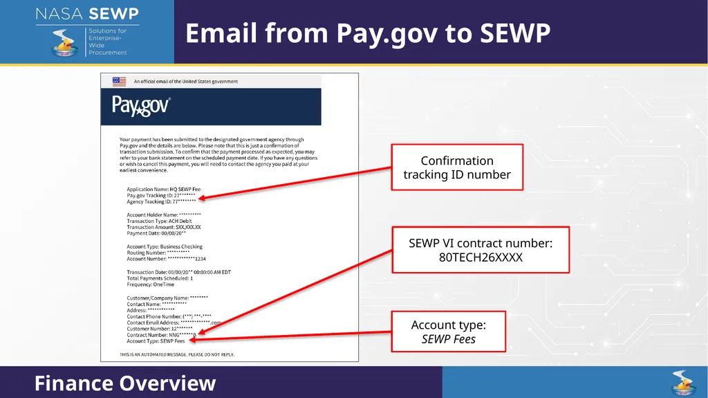 SEWP VI Deep Dive Training August 10 – 14, 2026 - slide 96 of 101