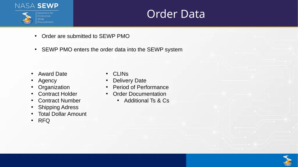 SEWP VI Deep Dive Training August 10 – 14, 2026 - slide 36 of 101
