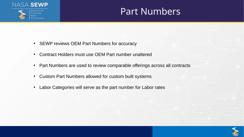SEWP VI Deep Dive Training August 10 – 14, 2026 - slide 31 of 101