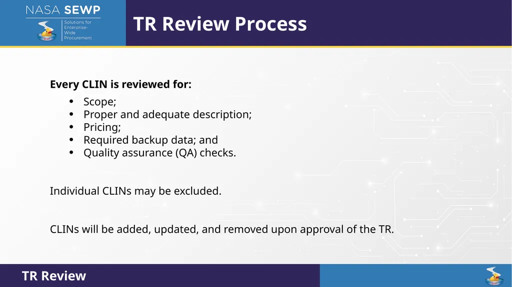 SEWP VI Deep Dive Training August 10 – 14, 2026 - slide 48 of 101
