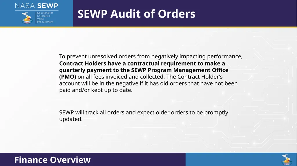 SEWP VI Deep Dive Training August 10 – 14, 2026 - slide 88 of 101