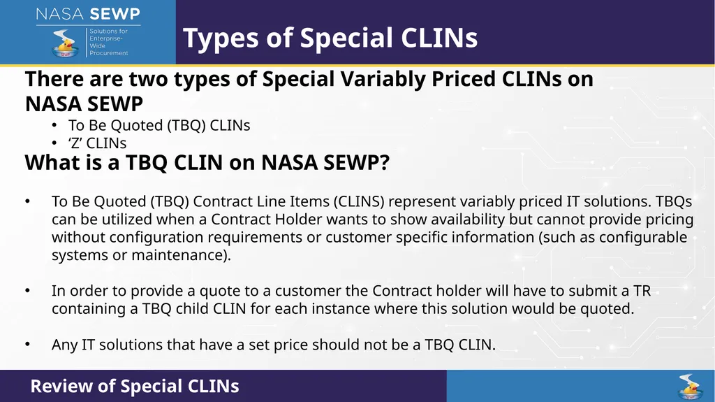 SEWP VI Deep Dive Training August 10 – 14, 2026 - slide 14 of 101