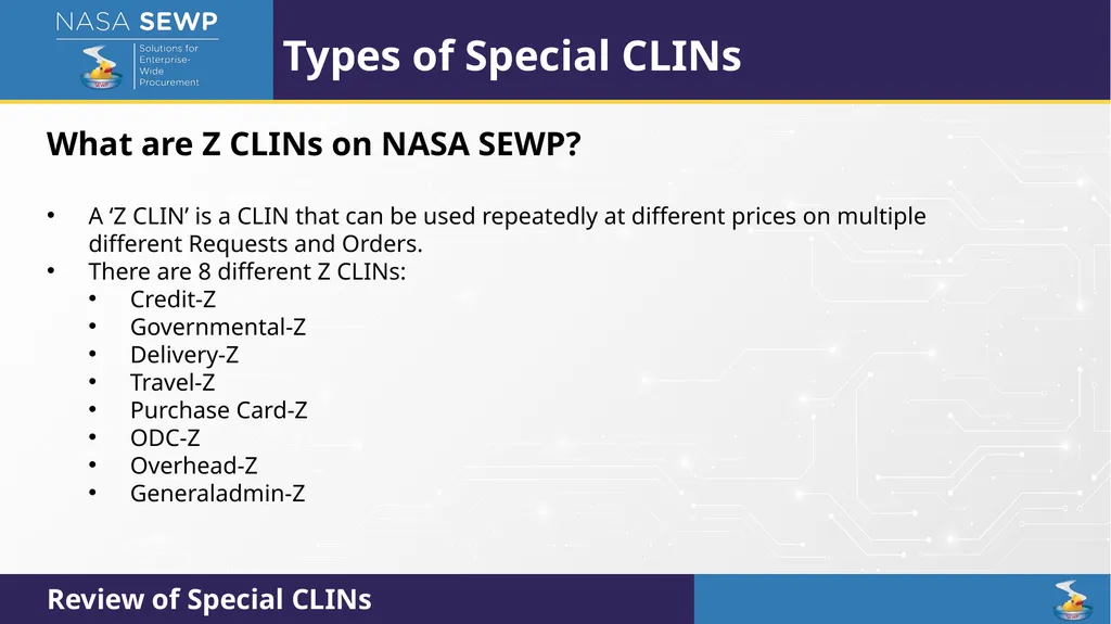 SEWP VI Deep Dive Training August 10 – 14, 2026 - slide 15 of 101