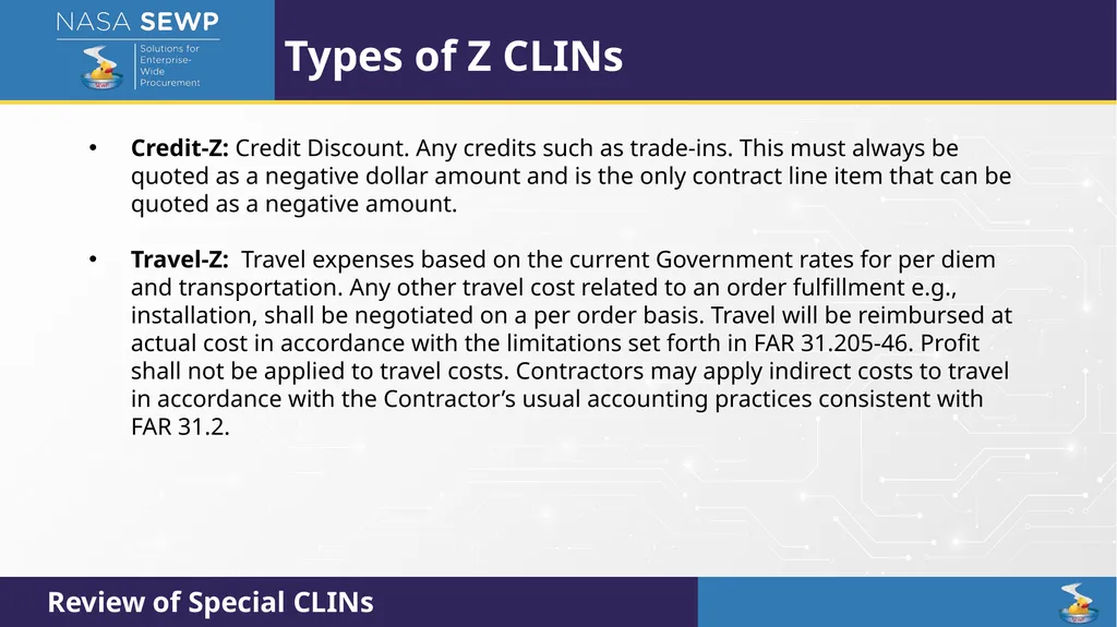 SEWP VI Deep Dive Training August 10 – 14, 2026 - slide 17 of 101