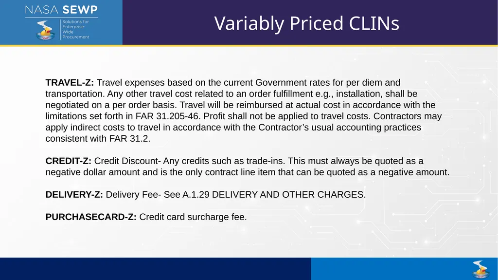 SEWP VI Deep Dive Training August 10 – 14, 2026 - slide 34 of 101