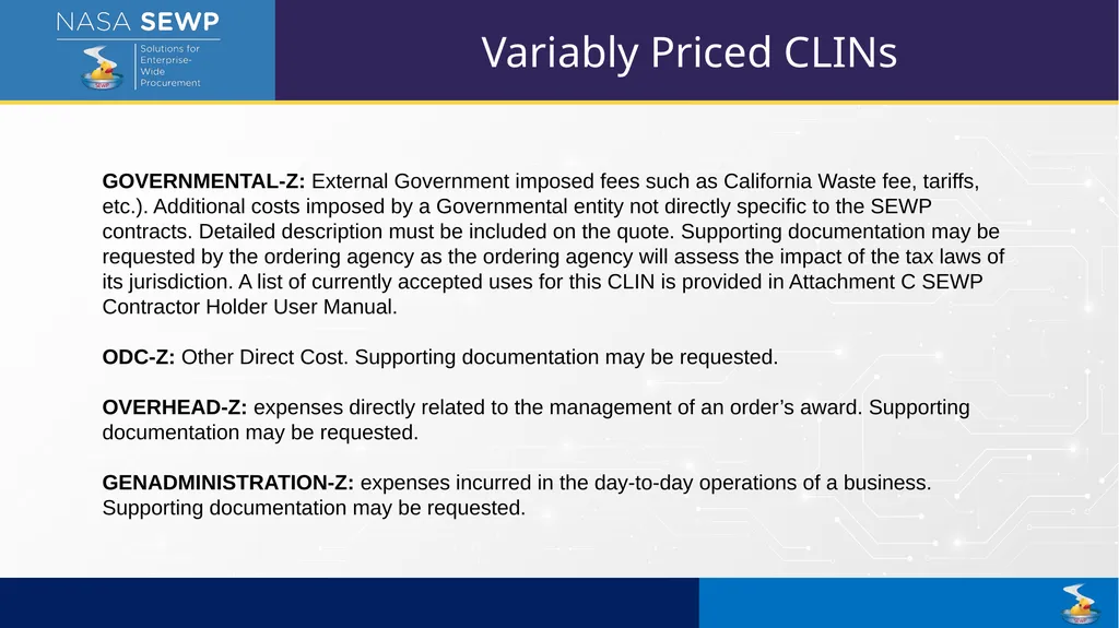 SEWP VI Deep Dive Training August 10 – 14, 2026 - slide 35 of 101
