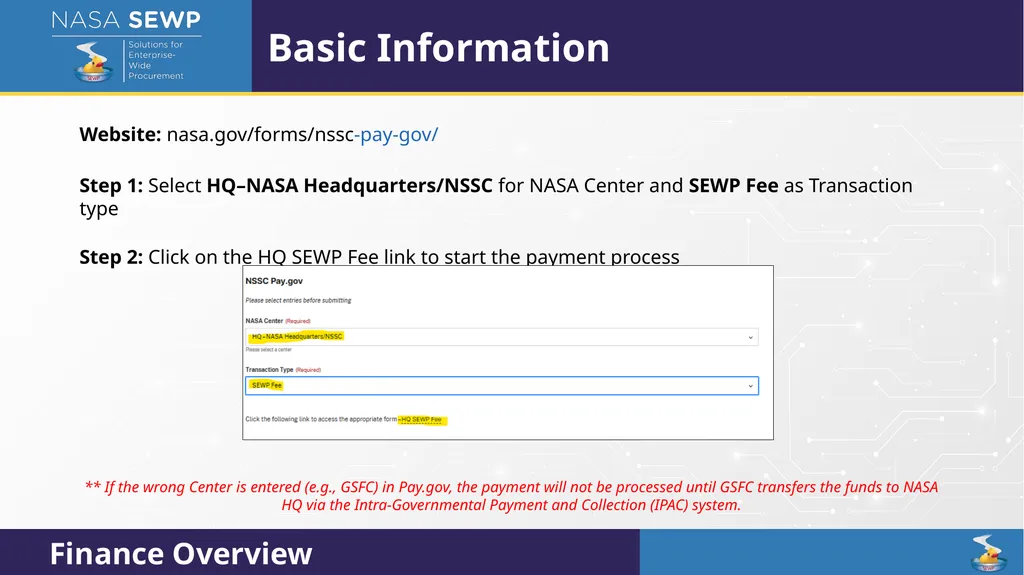 SEWP VI Deep Dive Training August 10 – 14, 2026 - slide 92 of 101