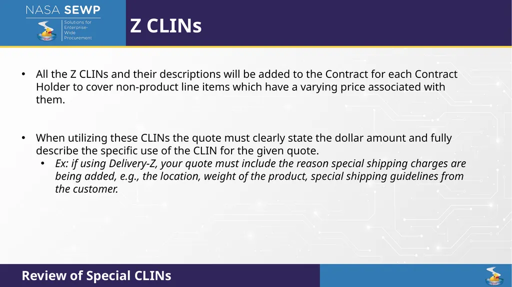SEWP VI Deep Dive Training August 10 – 14, 2026 - slide 16 of 101
