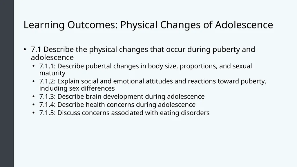 Lifespan Development Module 7: Adolescence Module - slide 4 of 32