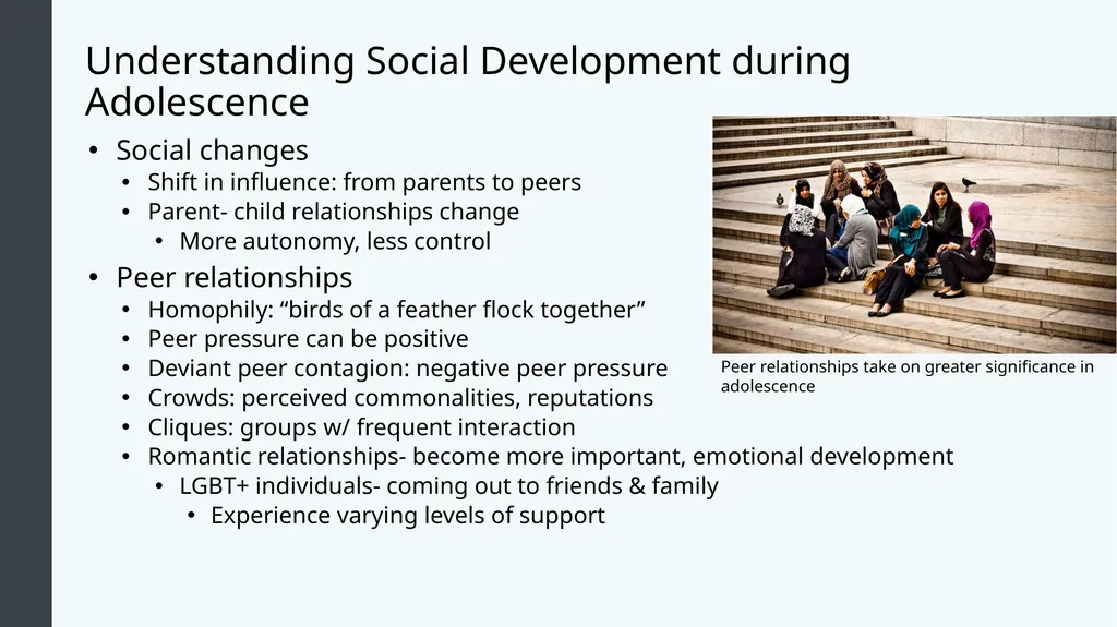Lifespan Development Module 7: Adolescence Module - slide 26 of 32