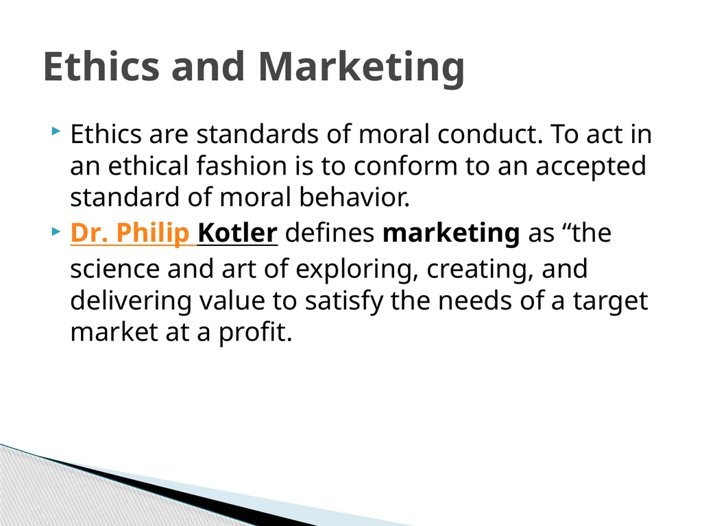 ETHICAL MARKETING AS AN INSTRUMENT OF CONSUMER - slide 2 of 14