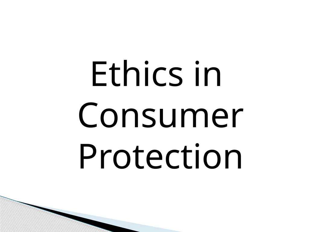 ETHICAL MARKETING AS AN INSTRUMENT OF CONSUMER - slide 6 of 14