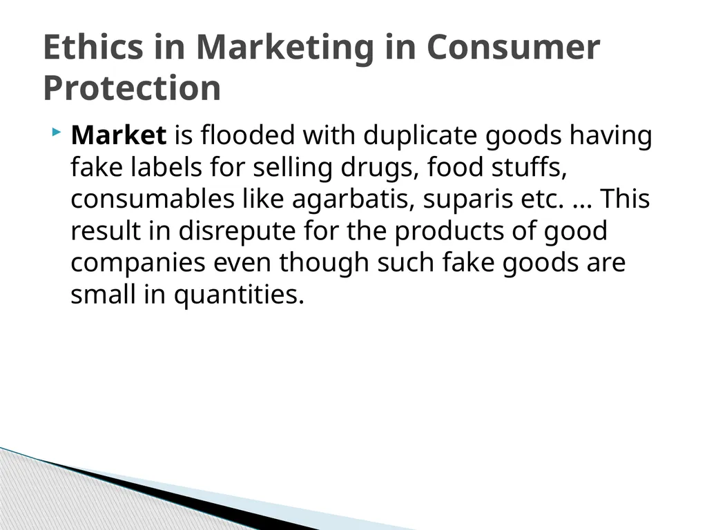 ETHICAL MARKETING AS AN INSTRUMENT OF CONSUMER - slide 9 of 14