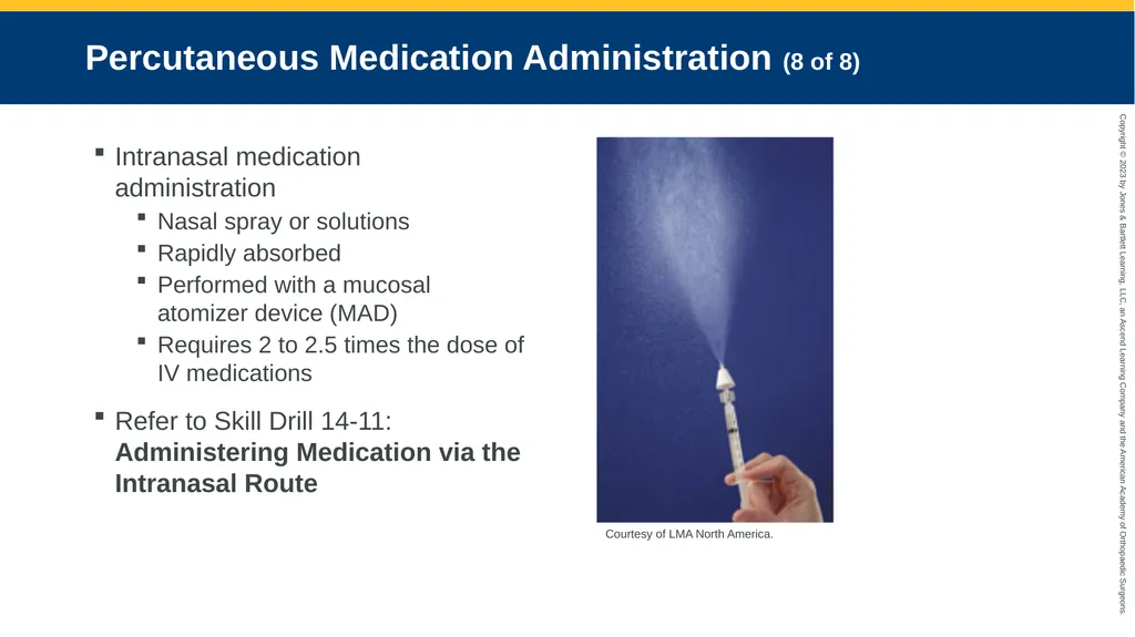 Medication Administration CHAPTER 14 Introduction - slide 169 of 185