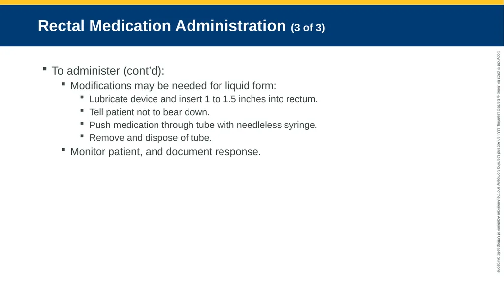 Medication Administration CHAPTER 14 Introduction - slide 133 of 185