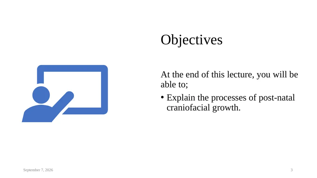 Growth and Development Post-natal Isra Dilshad - slide 3 of 46