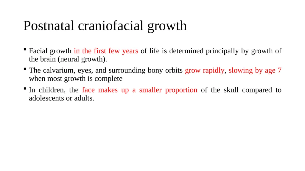 Growth and Development Post-natal Isra Dilshad - slide 7 of 46