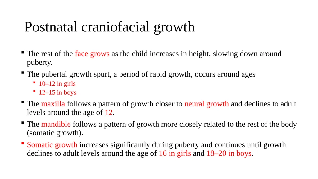 Growth and Development Post-natal Isra Dilshad - slide 9 of 46