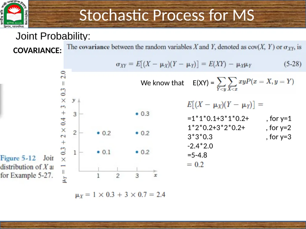 CSE 5403: Stochastic Process Cr. 3.00 Course - slide 25 of 31