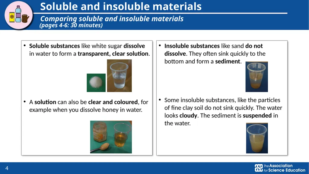 Properties and changes of materials Comparing - slide 4 of 9