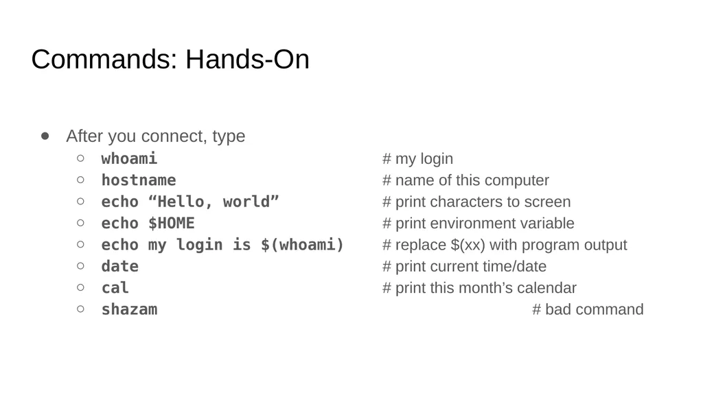 Introduction to Linux Augustine Abaris Research - slide 26 of 67