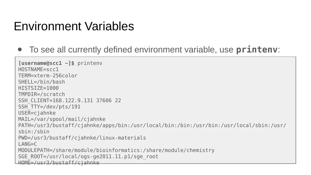 Introduction to Linux Augustine Abaris Research - slide 32 of 67