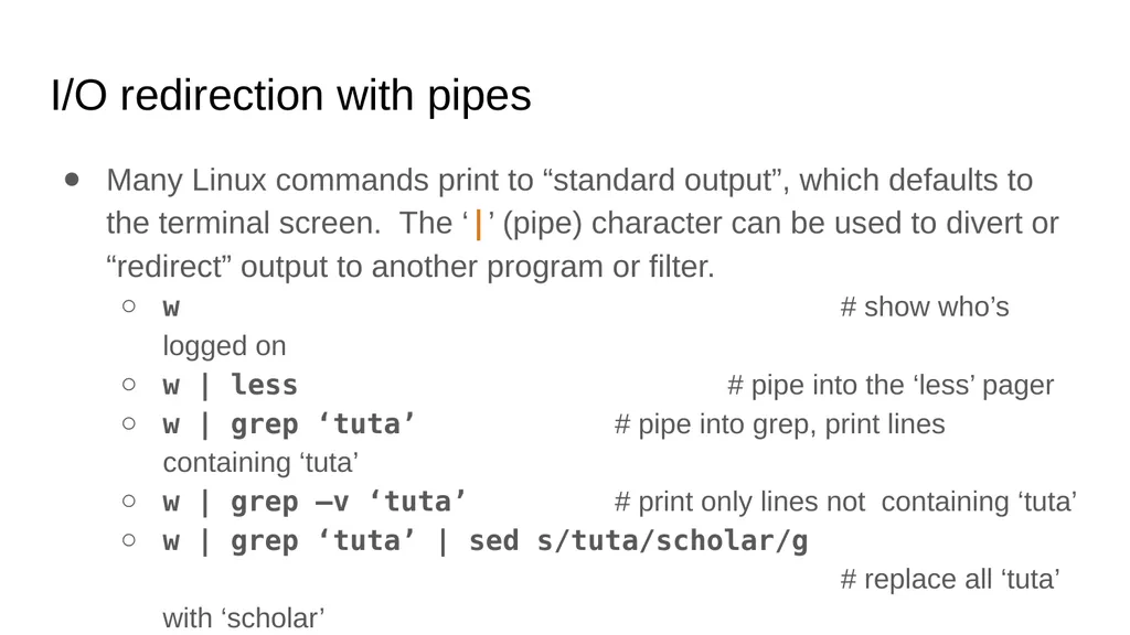 Introduction to Linux Augustine Abaris Research - slide 37 of 67