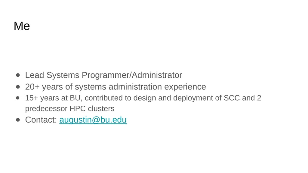 Introduction to Linux Augustine Abaris Research - slide 6 of 67