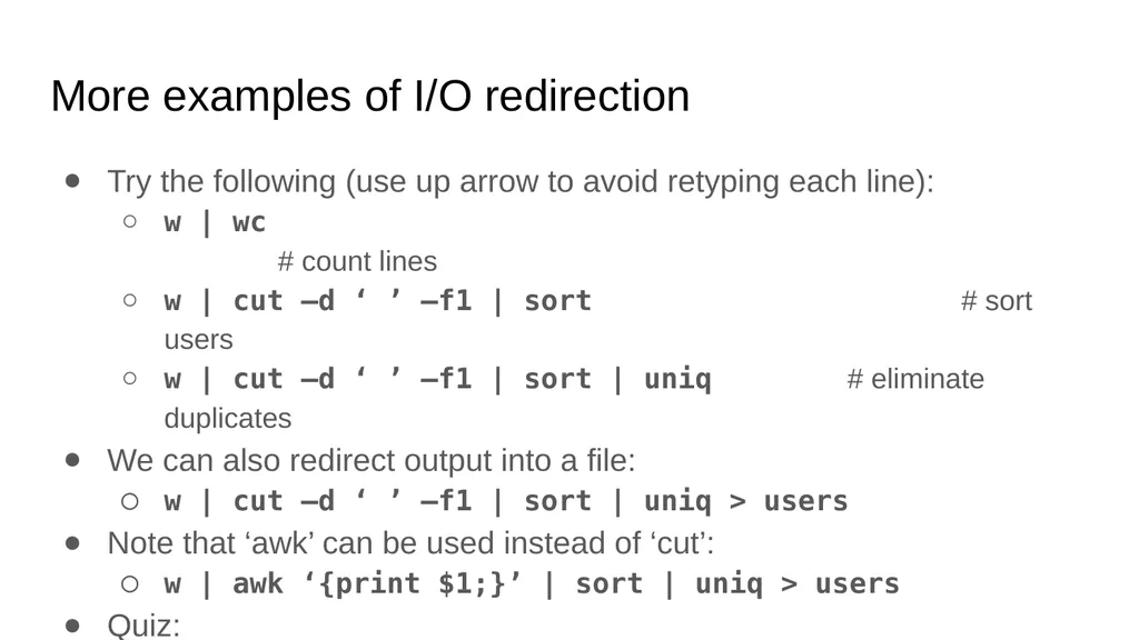 Introduction to Linux Augustine Abaris Research - slide 38 of 67