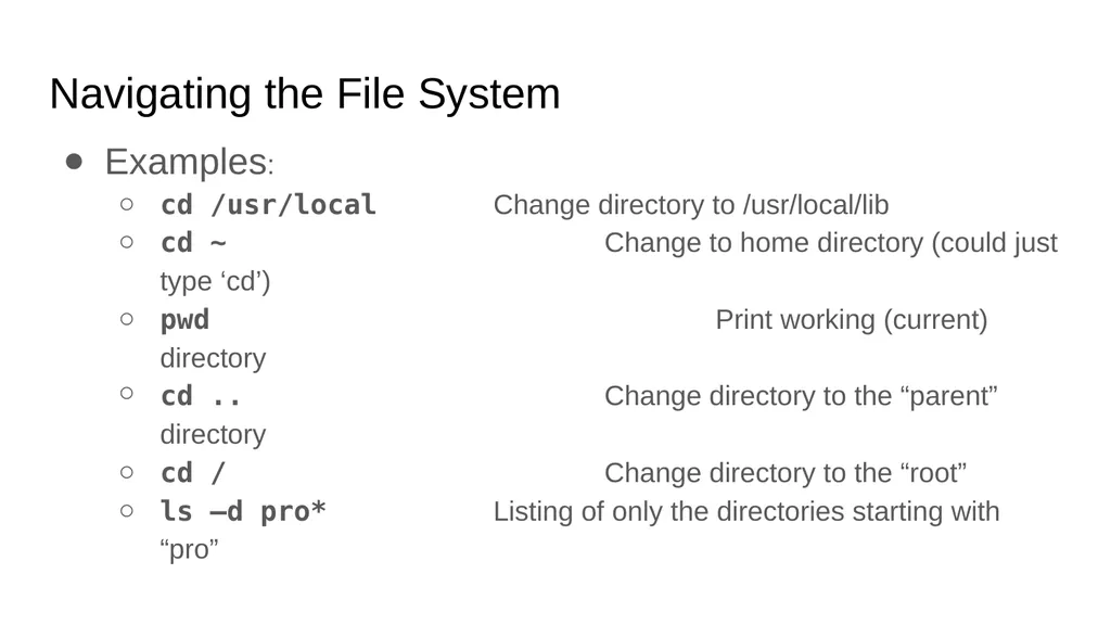 Introduction to Linux Augustine Abaris Research - slide 45 of 67