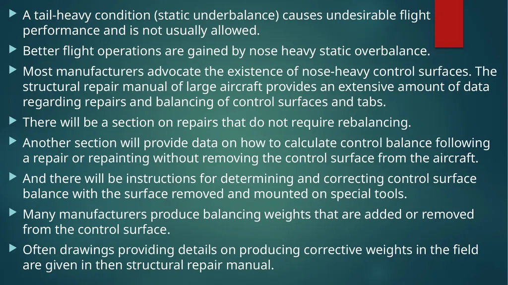 Flight controls Primary flight controls Since the - slide 58 of 74