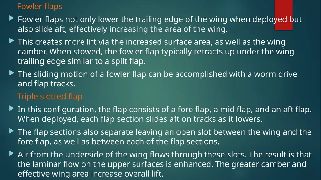 Flight controls Primary flight controls Since the - slide 19 of 74