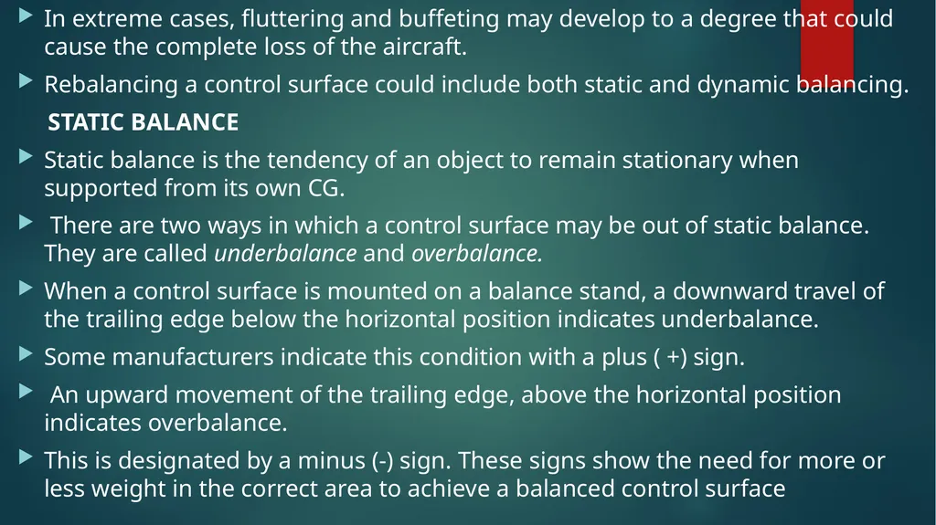 Flight controls Primary flight controls Since the - slide 57 of 74