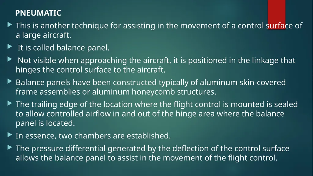 Flight controls Primary flight controls Since the - slide 39 of 74
