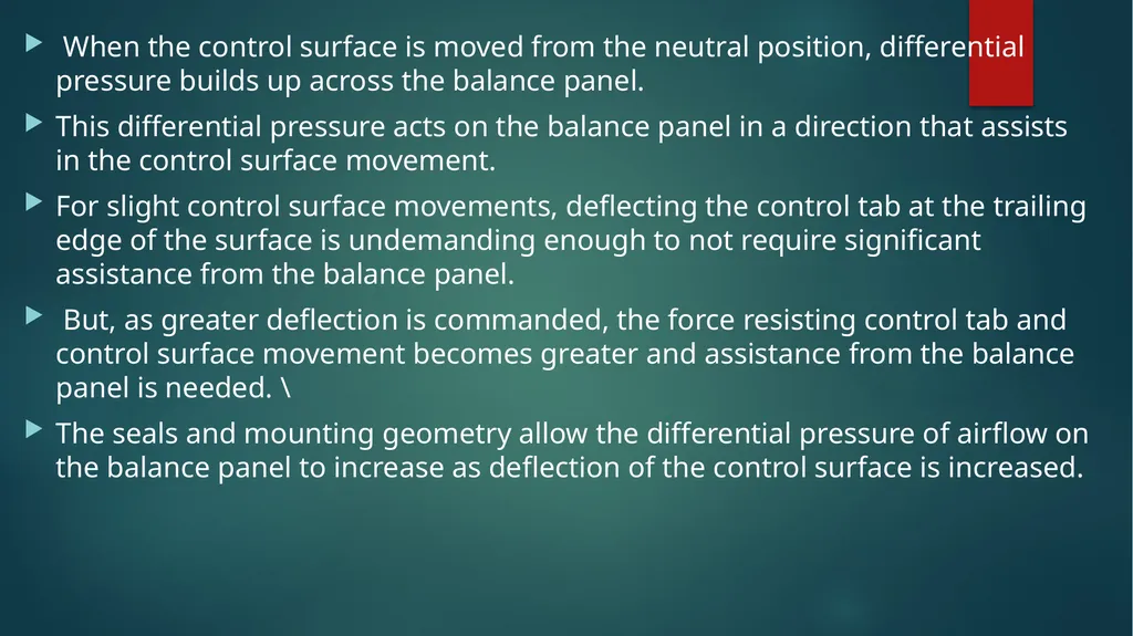 Flight controls Primary flight controls Since the - slide 40 of 74