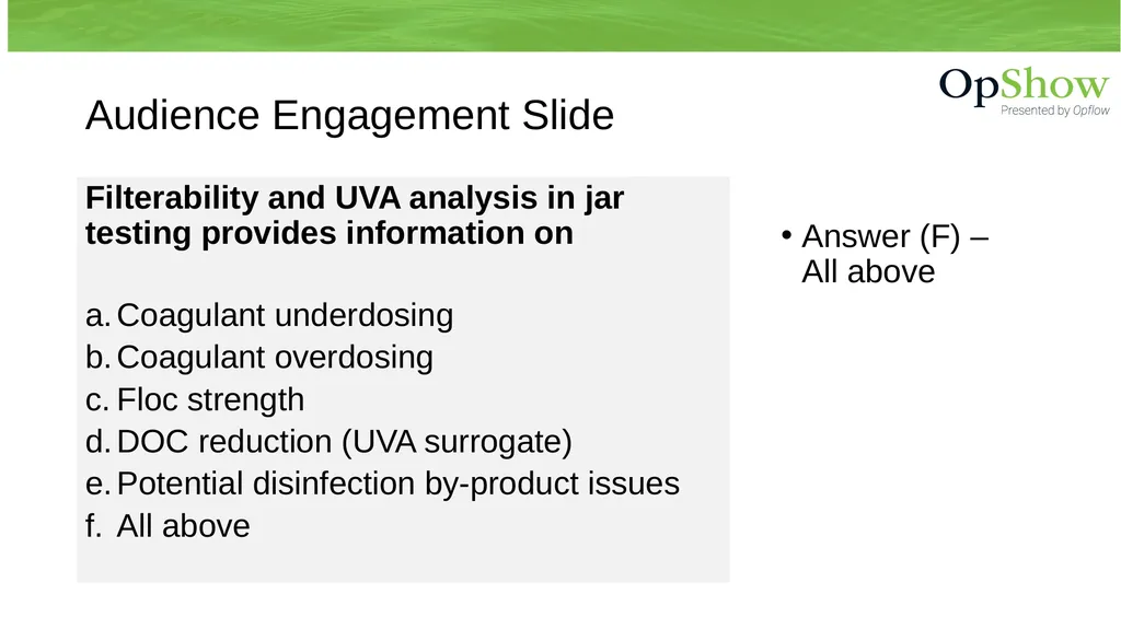 Jar Testing – Simple and Effective 10/19/22 By Guy - slide 11 of 22