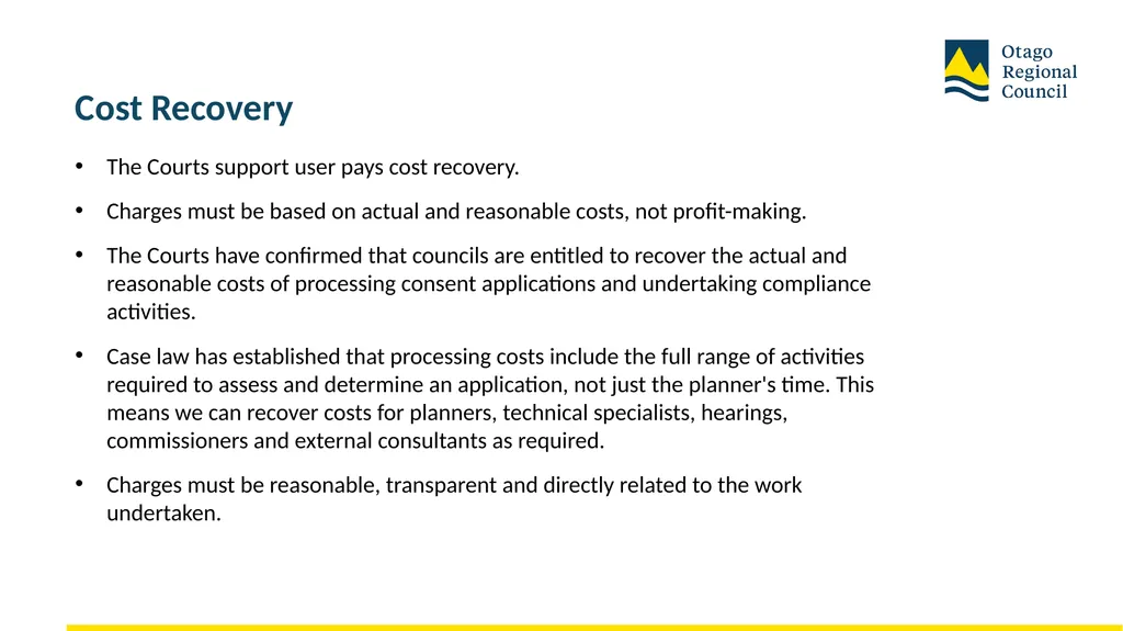 Developing the LTP 2027-37 Fees and Charges: - slide 4 of 44