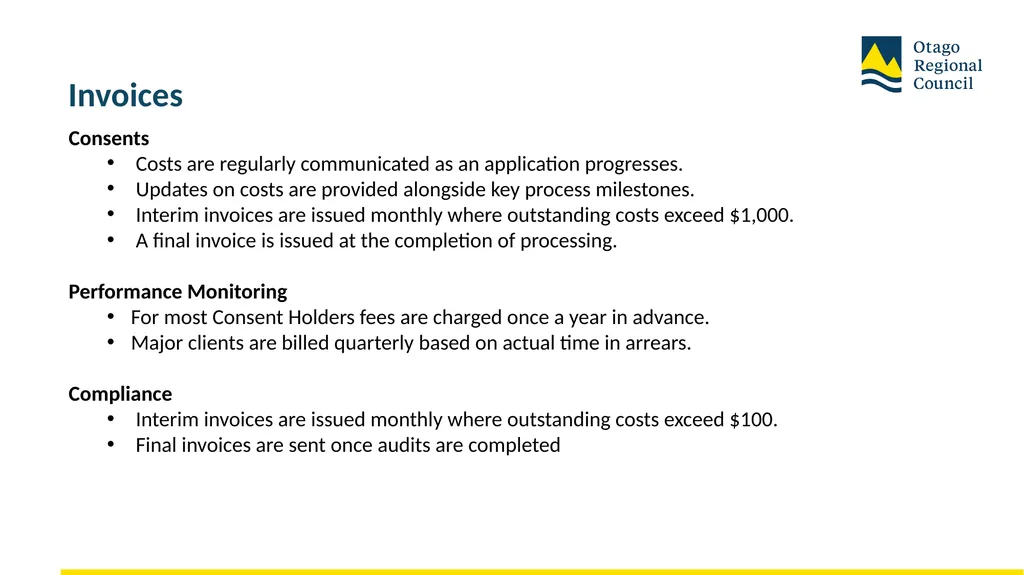Developing the LTP 2027-37 Fees and Charges: - slide 11 of 44