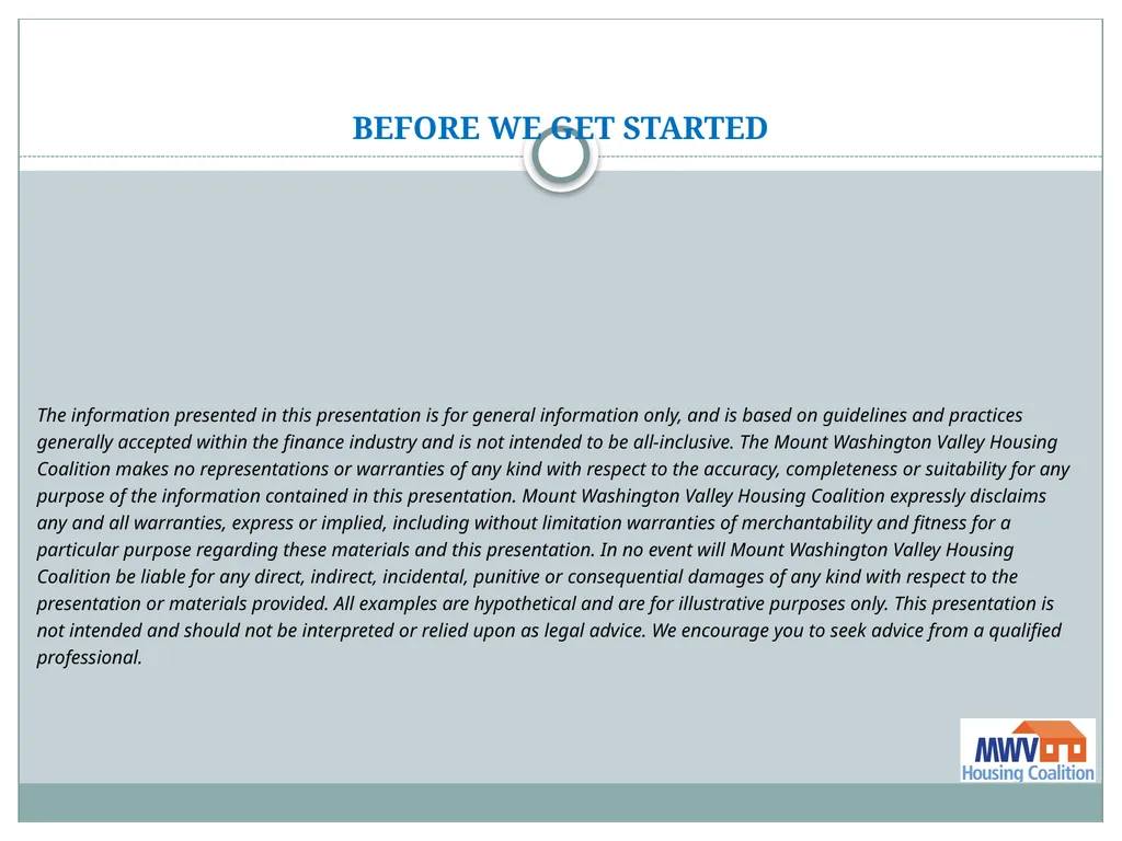 Financial Literacy On Tap Thank you to our - slide 3 of 42