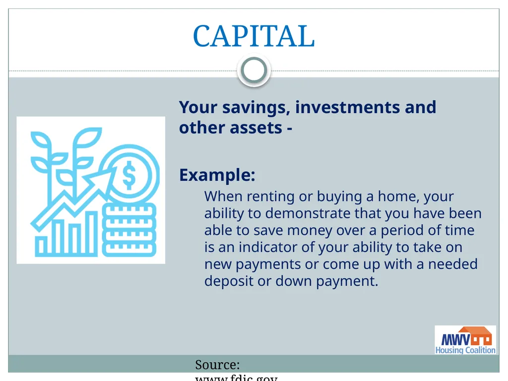 Financial Literacy On Tap Thank you to our - slide 7 of 42