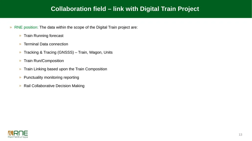 Workshop on Data Interoperability, InnoTrans, 21 - slide 13 of 14