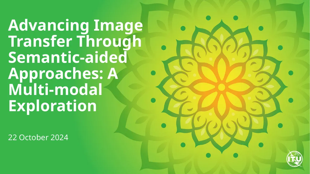 Advancing Image Transfer Through Semantic-aided - slide 2 of 23
